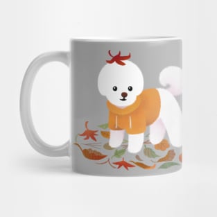 Autumnal Bichon Mug